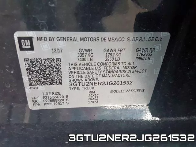 3GTU2NER2JG261532 фото 2
