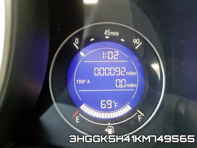 3HGGK5H41KM749565 фото 9