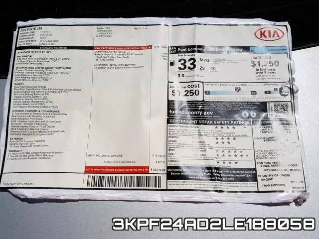 3KPF24AD2LE188058 фото 10