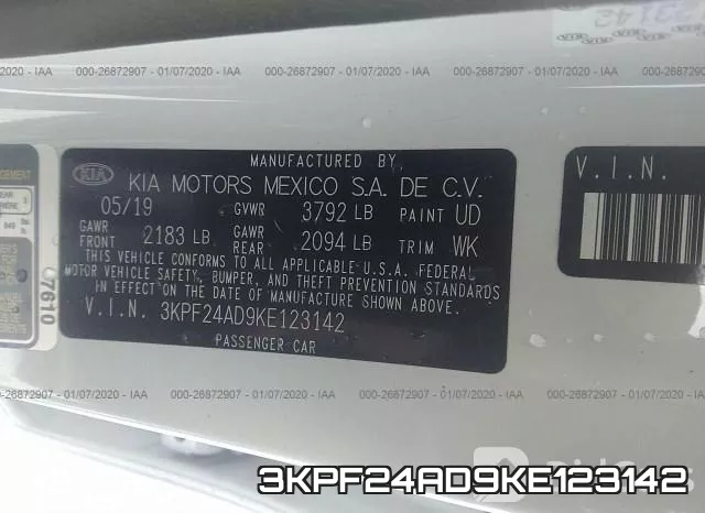 3KPF24AD9KE123142 фото 10