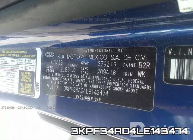 3KPF34AD4LE143474 фото 10