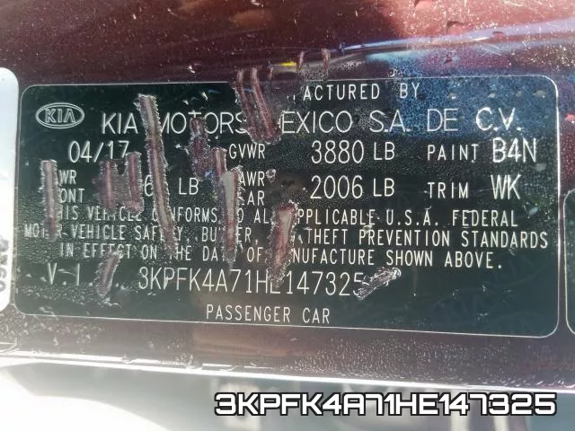3KPFK4A71HE147325 фото 2