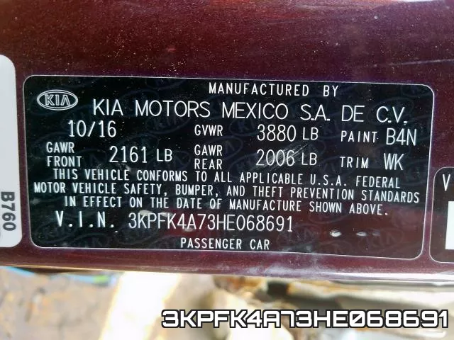 3KPFK4A73HE068691 фото 2