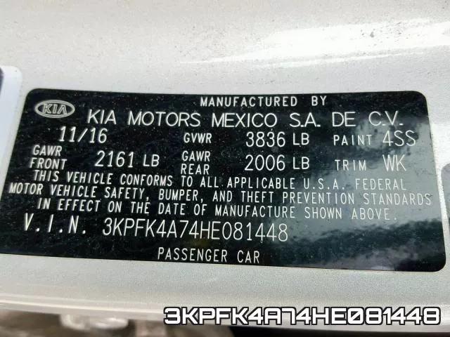 3KPFK4A74HE081448 фото 2