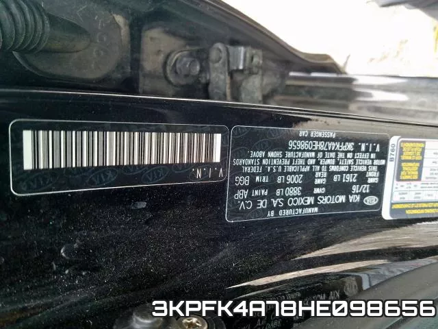 3KPFK4A78HE098656 фото 2