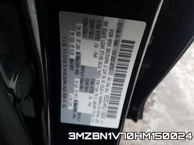3MZBN1V70HM150024 фото 2