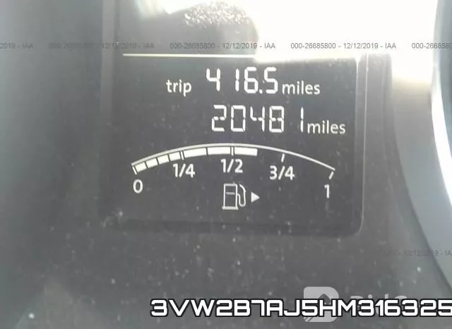 3VW2B7AJ5HM316325 фото 8