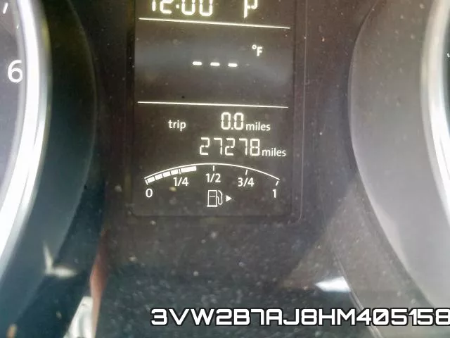 3VW2B7AJ8HM405158 фото 9