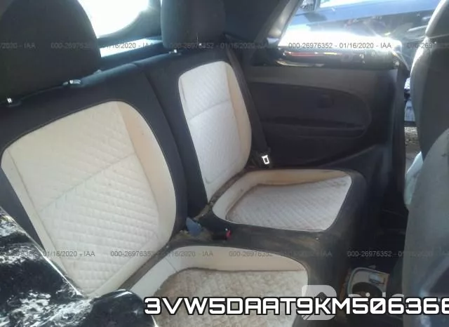 3VW5DAAT9KM506366 фото 9