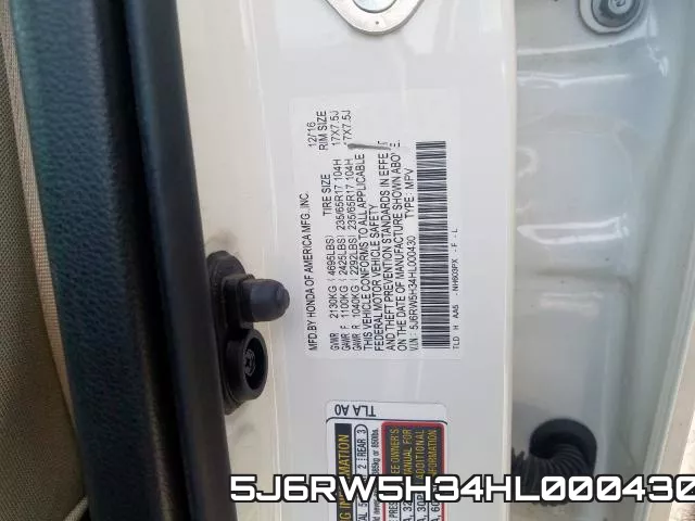 5J6RW5H34HL000430 фото 2