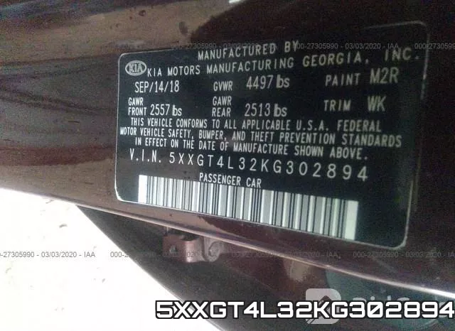 5XXGT4L32KG302894 фото 10