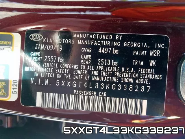 5XXGT4L33KG338237 фото 2