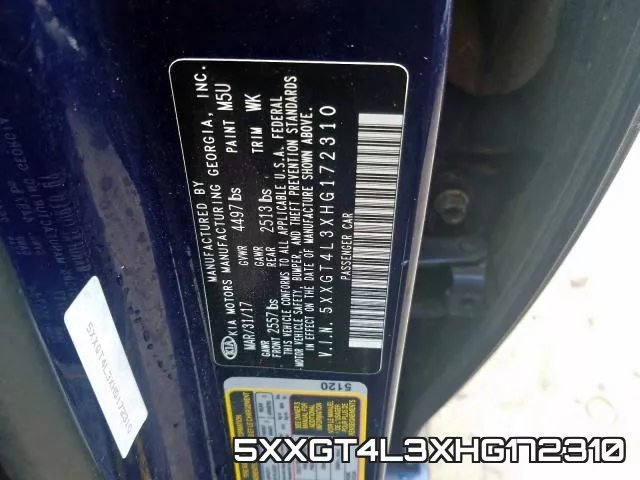 5XXGT4L3XHG172310 фото 2