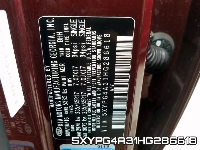 5XYPG4A31HG286618 фото 2