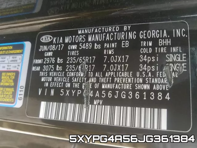 5XYPG4A56JG361384 фото 2