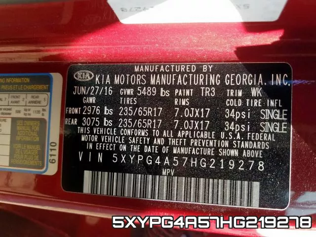 5XYPG4A57HG219278 фото 2