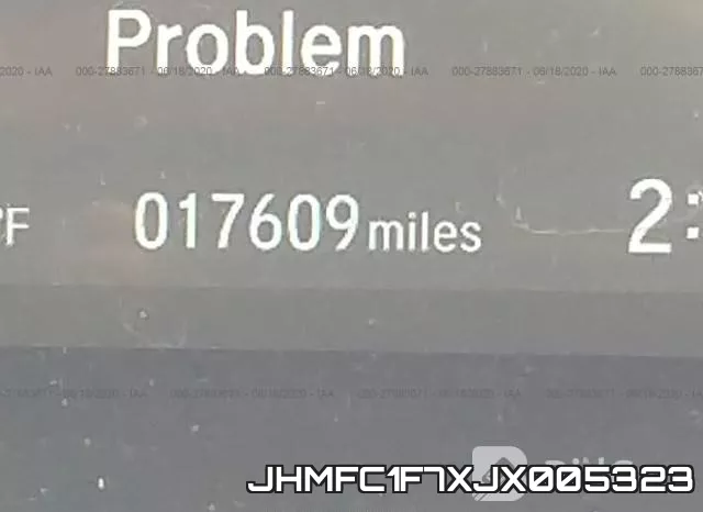 JHMFC1F7XJX005323 фото 8