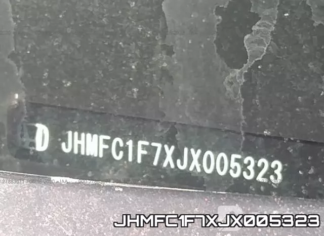 JHMFC1F7XJX005323 фото 10