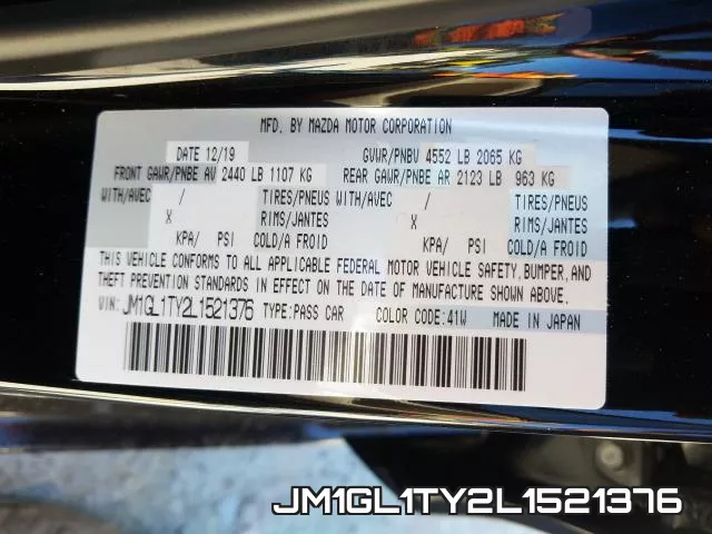 JM1GL1TY2L1521376 фото 2