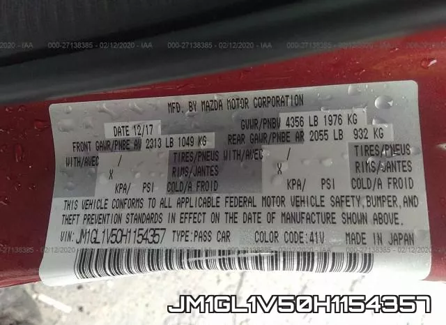 JM1GL1V50H1154357 фото 10