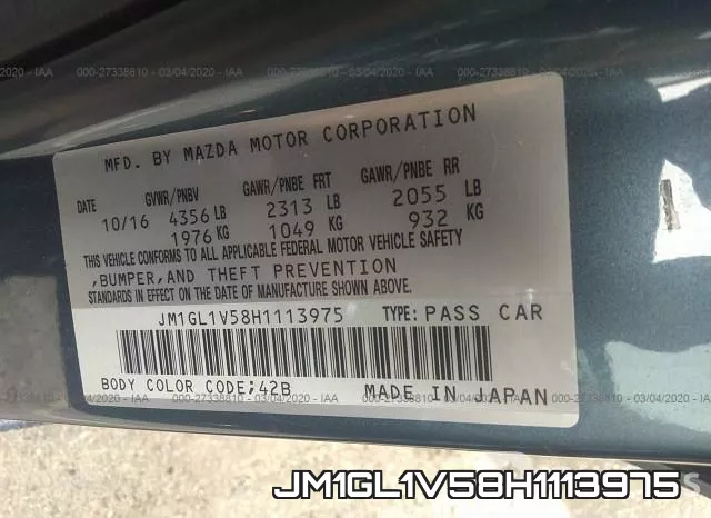 JM1GL1V58H1113975 фото 10