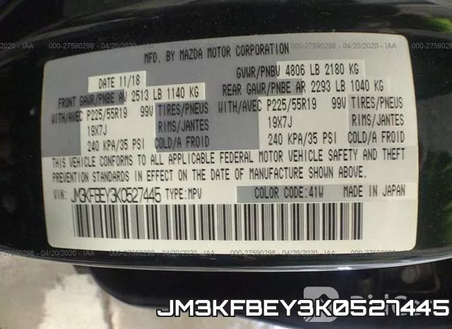 JM3KFBEY3K0527445 фото 10