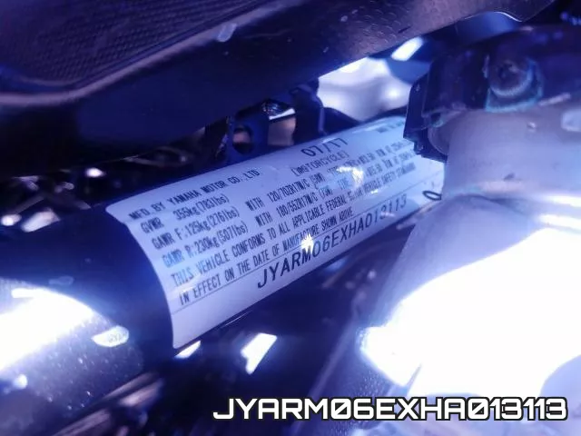 JYARM06EXHA013113 фото 2