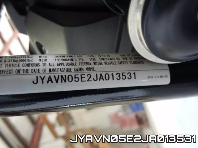 JYAVN05E2JA013531 фото 2