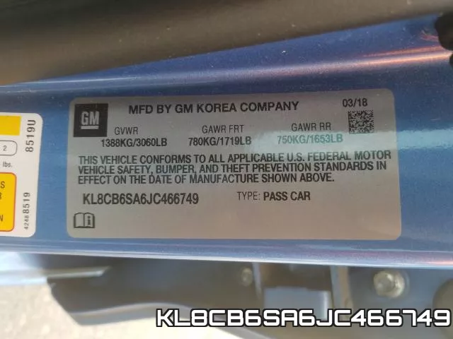 KL8CB6SA6JC466749 фото 2