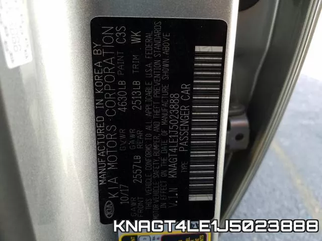 KNAGT4LE1J5023888 фото 2