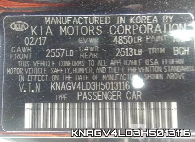 KNAGV4LD3H5013116 фото 10