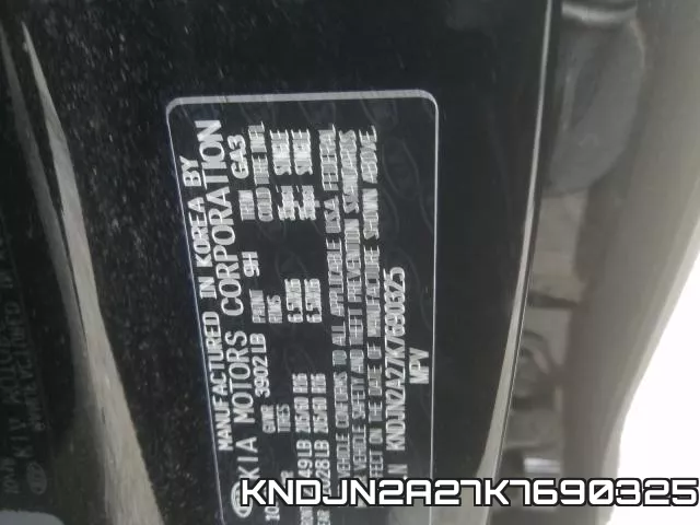 KNDJN2A27K7690325 фото 2