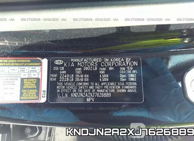 KNDJN2A2XJ7626889 фото 10