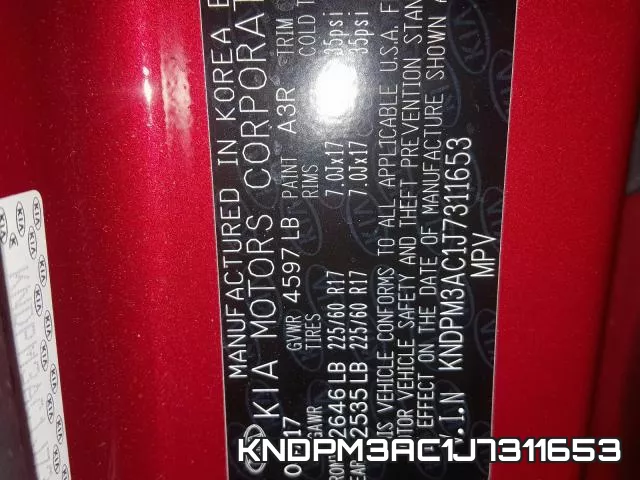 KNDPM3AC1J7311653 фото 2