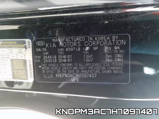 KNDPM3AC7H7097407 фото 2