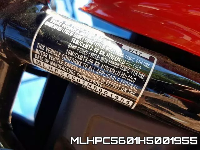 MLHPC5601H5001955 фото 2