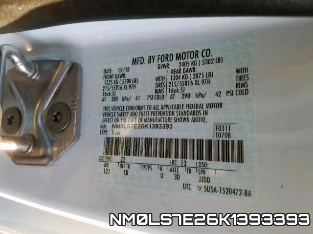 NM0LS7E26K1393393 фото 2