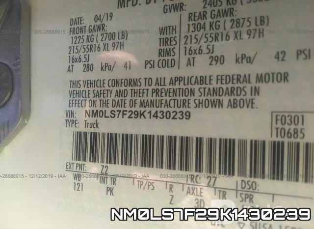 NM0LS7F29K1430239 фото 10