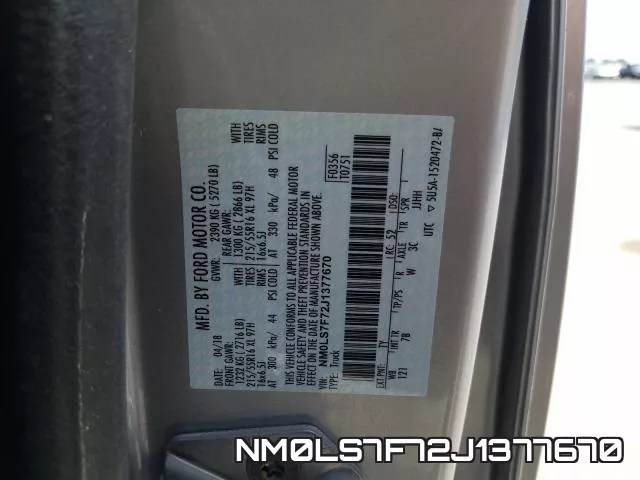 NM0LS7F72J1377670 фото 2