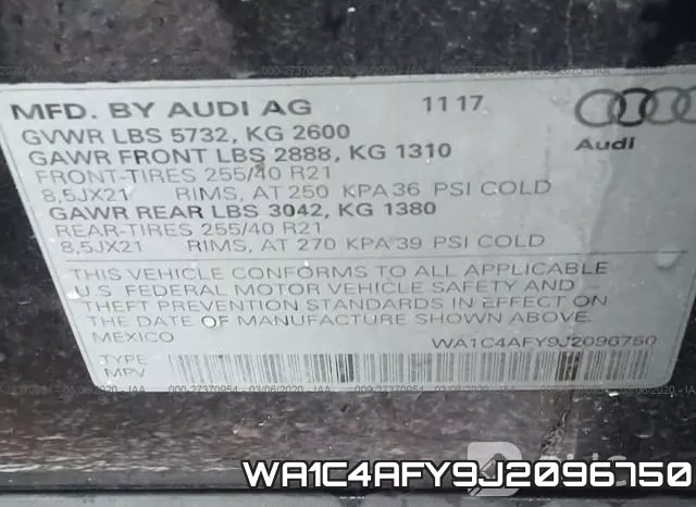 WA1C4AFY9J2096750 фото 10