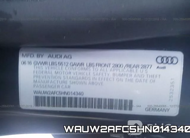 WAUW2AFC5HN014340 фото 10