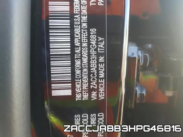 ZACCJABB3HPG46816 фото 2