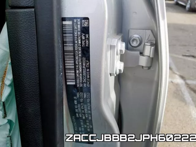 ZACCJBBB2JPH60222 фото 2