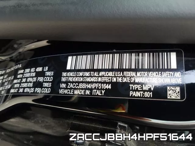 ZACCJBBH4HPF51644 фото 2