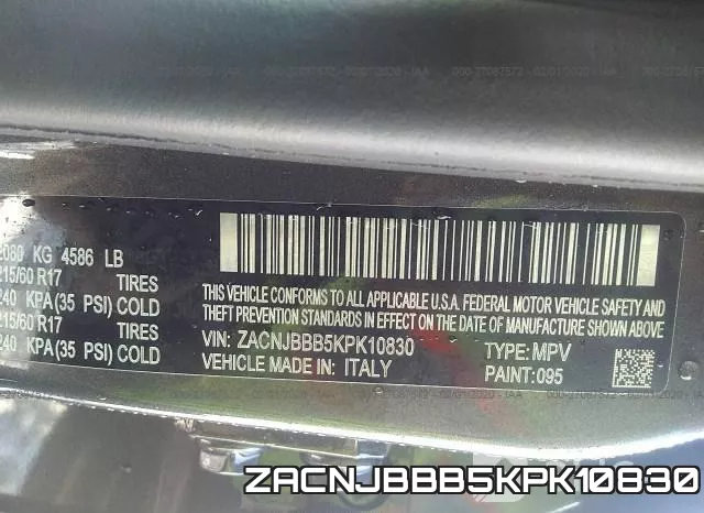 ZACNJBBB5KPK10830 фото 10