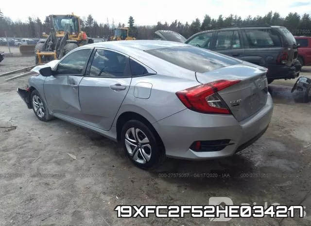 19XFC2F52HE034217 фото 4