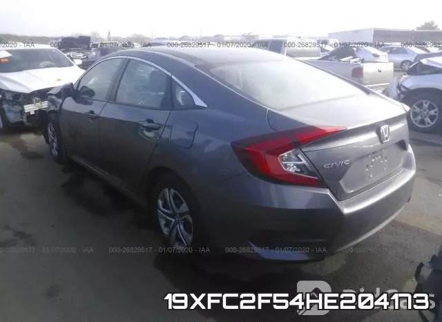19XFC2F54HE204173 фото 4