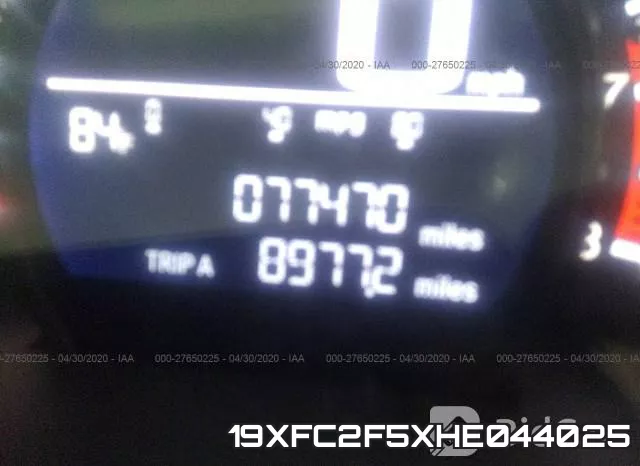 19XFC2F5XHE044025 фото 8