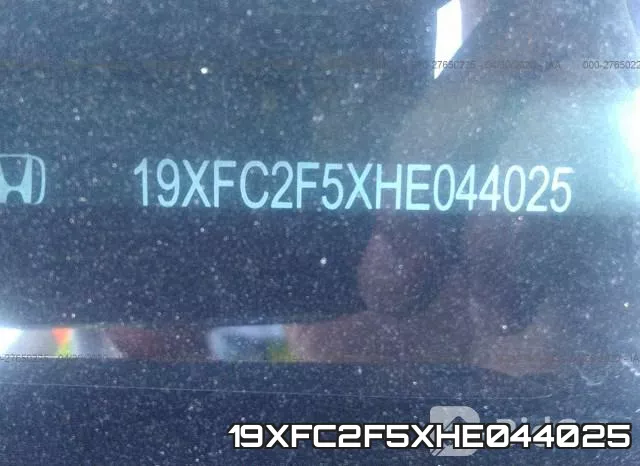 19XFC2F5XHE044025 фото 10