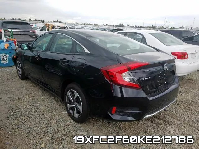 19XFC2F60KE212786 фото 4